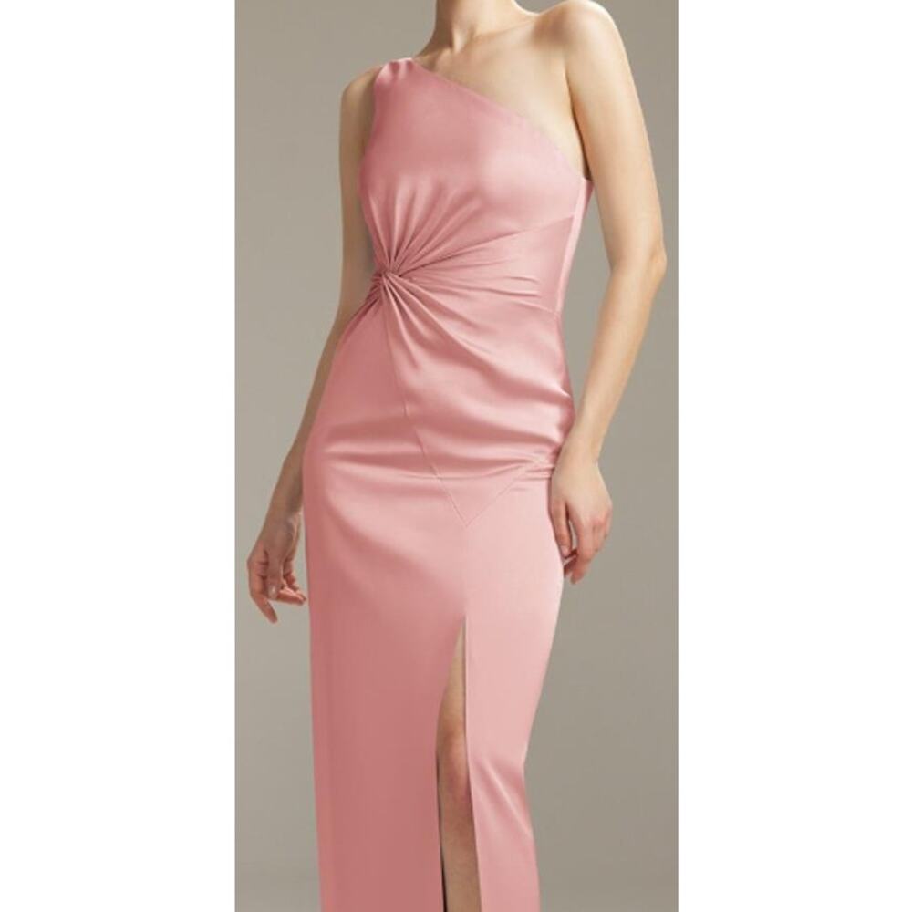 AW BRIDAL SZ 6 S rose quartz Finna wedding guest formal party maxi dress b128